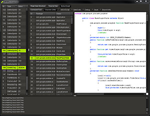 Screenshot of ActionScript Tab